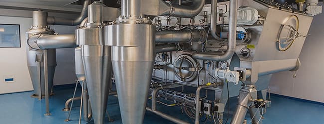 The bottom half of Vitablend's Filtermat dryer